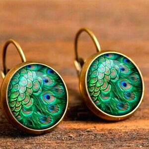 3/$25-Beautiful peacock 🦚 earings